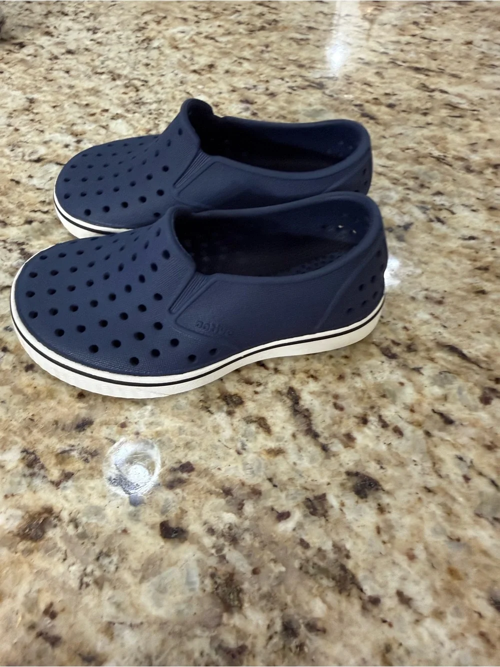 Toddler Native Jefferson Water Shoes Slip On Shoes Lightweight Navy Blue C8